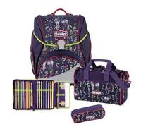 Scout Alpha Schulranzenset Flower Horses, 4-teilig