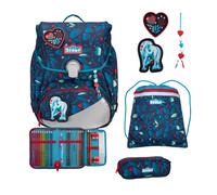 Scout Alpha Exklusiv LED White Unicorn Schulranzen-Set