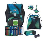 Scout Alpha Set Movie Star Blue Pixel Schulranzenset