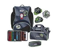 Scout Alpha "Superflash" Schulranzen 4tlg. Black Spider