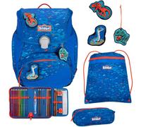 Scout Alpha Blue Dino Schulranzensetset
