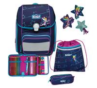 Scout Schulranzen Genius - BLUE STAR - Set 4-tlg.