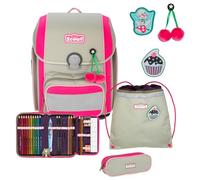 Scout Genius Schulranzen-Set 4tlg Pink Cherry
