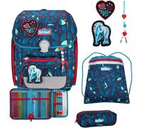 Scout Genius LED Schulranzen-Set 4 tlg. White Unicorn