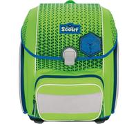 Scout Genius Schulranzen-Set 4-teilig DIN Neon Safety Green Gecko 2023