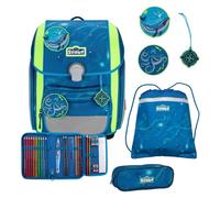 Scout Genius Schulranzen-Set 4-teilig blau