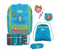 Scout Genius Schulranzen-Set 4 teilig DIN Water Lily