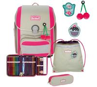 Scout Genius Schulranzen-Set 4tlg. beige