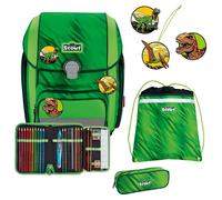 Scout Genius Schulranzen-Set 4tlg Dino Rex