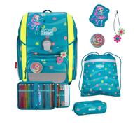 Scout Genius Schulranzenset DIN 4 teilig Little Flowers
