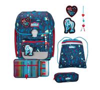 Scout Genius Set LED White Unicorn Schulrucksack
