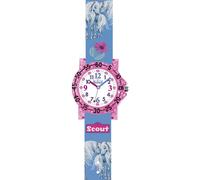 Scout Mädchen Analog Quarz Uhr mit Textil Armband 280375027