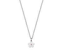 SCOUT Kinder-Kette mit Anhänger 925 Silber rhodiniert Zirkonia rosa 39 cm - 261104200