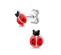 Scout Kinder Ohrringe Ohrstecher Silber Marienkäfer Mädchen 262000009