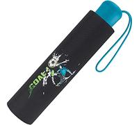 Scout Kinder Regenschirm Taschenschirm Schultaschenschirm mit Reflektorstreifen extra leicht Fußball Goal