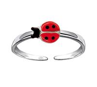 Scout Kinder Ring Silberring Silber Marienkäfer Mädchen 263000001