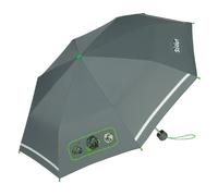 Scout Kinder-Taschenregenschirm mit Reflektorstreifen Dark Beast