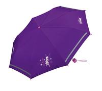 Scout Kinder-Taschenregenschirm mit Reflektorstreifen Feenwald