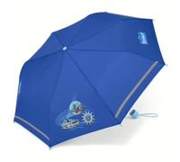 SCOUT Kinder-Taschenschirm mit reflektierendem Streifen Blue Police