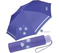 SCOUT Kinder-Taschenschirm mit reflektierendem Streifen Lila Luna
