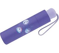Scout Kinder-Taschenschirm mit reflektierendem Streifen Lila Luna