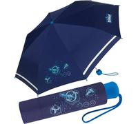 Scout Kinder-Taschenschirm mit reflektierendem Streifen Nebula
