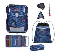 Scout Neo Exklusiv Safety Light Schulranzen-Set 5-teilig blau