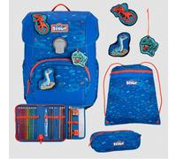 Scout Neo Blue Dino Schulranzensetset