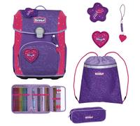 Scout Neo Exklusiv Superflash Extreme - Schulranzen Set 4tlg. (Heartbeat)