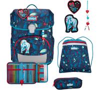 Scout Neo LED Schulranzen-Set 4 tlg. White Unicorn
