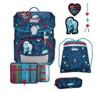 Scout Neo LED Schulranzen-Set 8-teilig petrol