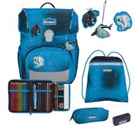Scout Neo Safety Light Schulranzen-Set 4-tlg. Polar Blue