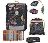 Scout NEO Schulranzen Set Safety Light (5 tlg. ), Flames