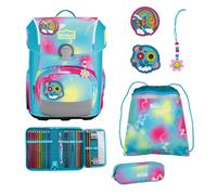 Scout Neo Set Safety Light Schulranzenset Happy Rainbow