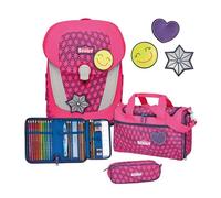 Scout Sunny II Schulranzen Set 4-tlg. Neon Safety Pink Glow