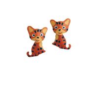 Scout Ohrstecker 262000012 Silber 925/- Tiger orange