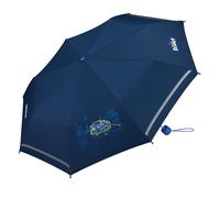 Scout Polizei Kinder-Taschenregenschirm mit Reflektorstreifen...
