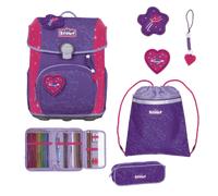 Scout Neo Superflash Extreme Schulranzen Set (4 tlg. ), Heartbeat