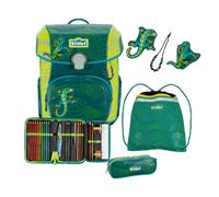 SCOUT S75460705800 Schulranzen-Set 4-teilig Neo Exklusiv Superflash Extreme Lizard