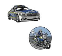 SCOUT S763800121600 Blue Police Funny Snaps Move 2er Set