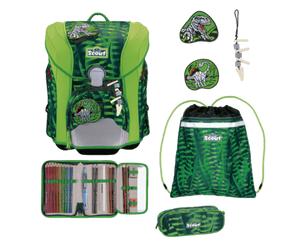 SCOUT S766100102700 Schulranzen-Set 4-teilig Danger Dino Micro