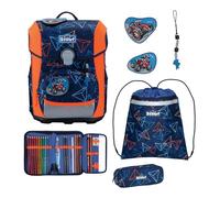 SCOUT Schulranzen Basic Neo Set 4-teilig Offroad blau