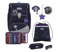 Scout Alpha Exklusiv Safety Light Spooky Starlight Schulranzenset Scout1600