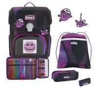 Scout Schulranzen Set 4tlg. Neo Movie Star pink pixel