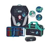 Scout Schulranzen-Set Sunny II LED Sternenhimmel, 4-teilig