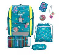 SCOUT Schultaschenset Genius DIN Little 4tlg Flowers