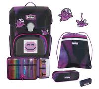 Scout - Scout Neo Movie Star Exklusiv Schulranzenset 5tlg. mit LED Display Pink Pixel Pink
