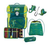 Scout - Scout Neo Set Superflash Exklusiv Schulranzenset 4tlg.1,2kg extreme Lizard Grün