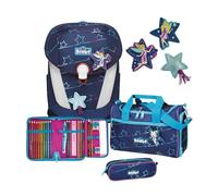 SCOUT Sunny II Schulranzen Set (4-tlg. ), Blue Star
