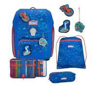 Scout Genius Blue Dino Schulranzensetset